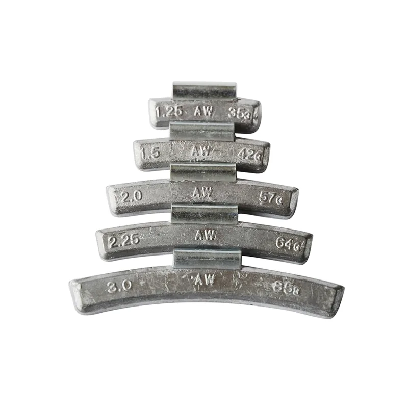 Clip on wheel weights