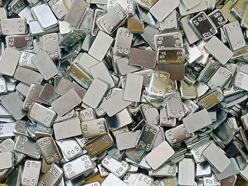 Adhesive wheel weight detail 2