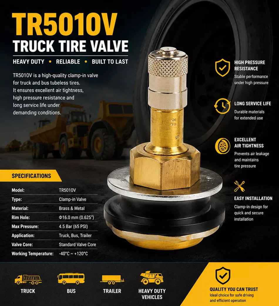 TR501OV Truck Tire Valve