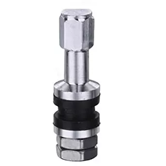Motorcycle Tire Valve Stem TR48E | Tubeless Metal Clamp-in Tire Valve Stem
