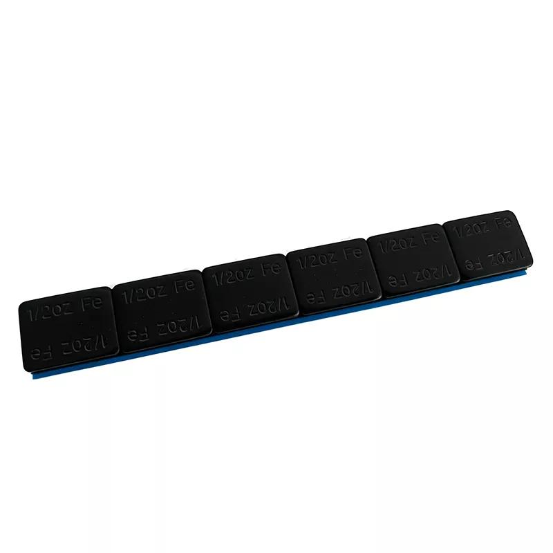 1/2 oz Black Coated Iron Adhesive Wheel Weight