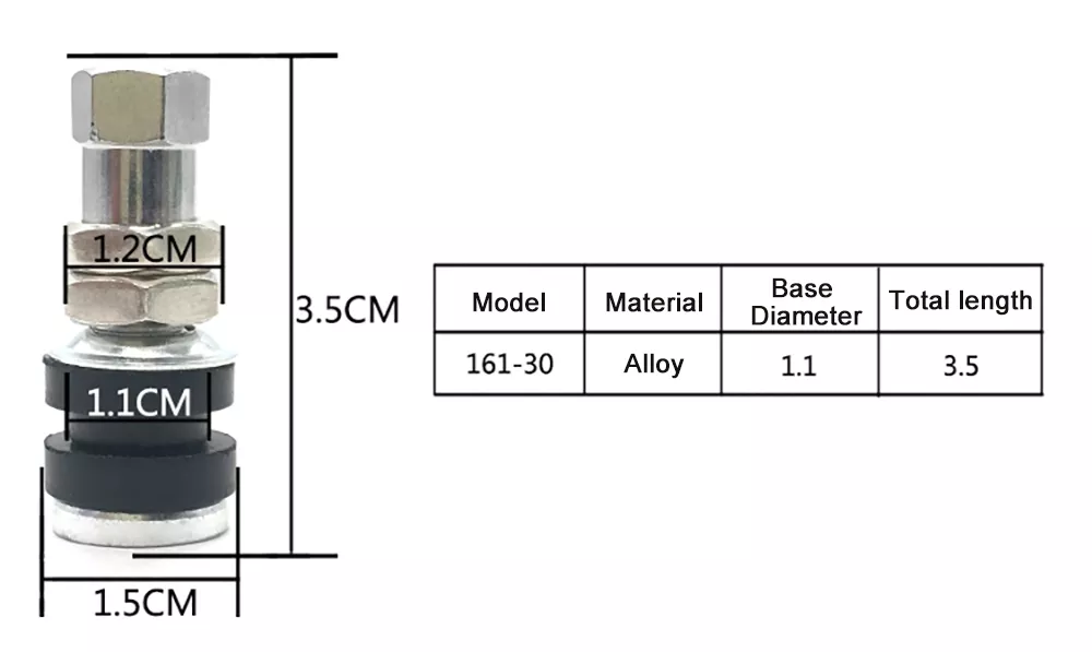 TR161 Tire Valve Stem