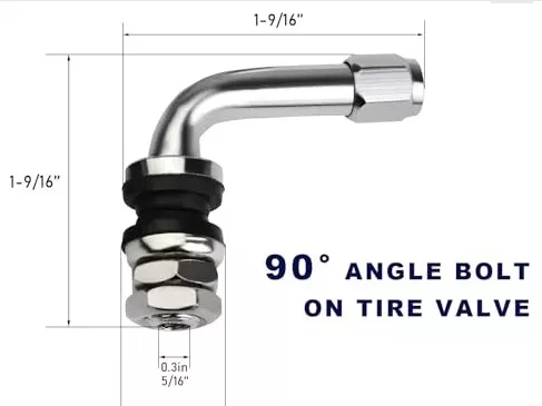 VS-8-90° Metal Valve Stem