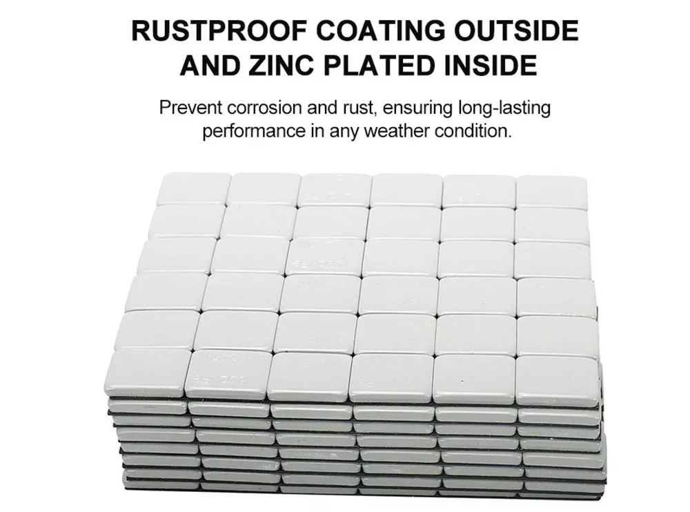 1/2 oz Adhesive Wheel Weight Gray Coated