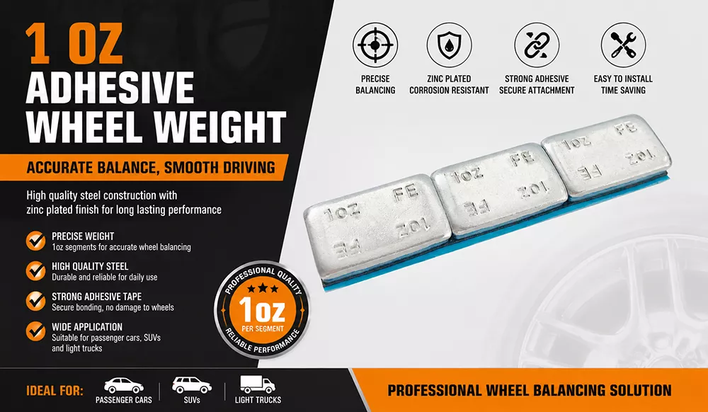 1 oz Adhesive Wheel Weights