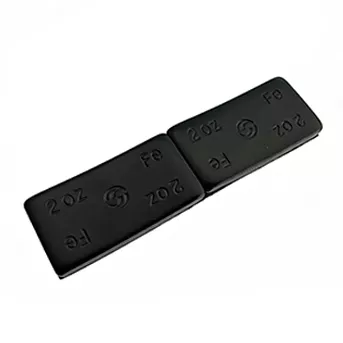 2 oz Black Coated Iron Adhesive Wheel Weight