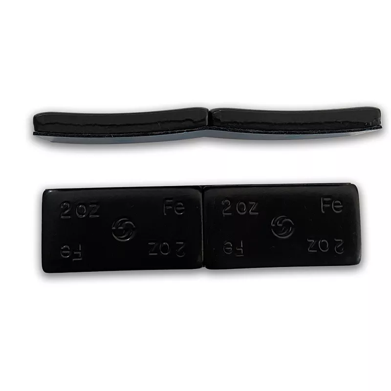 2 oz Black Coated Iron Adhesive Wheel Weight