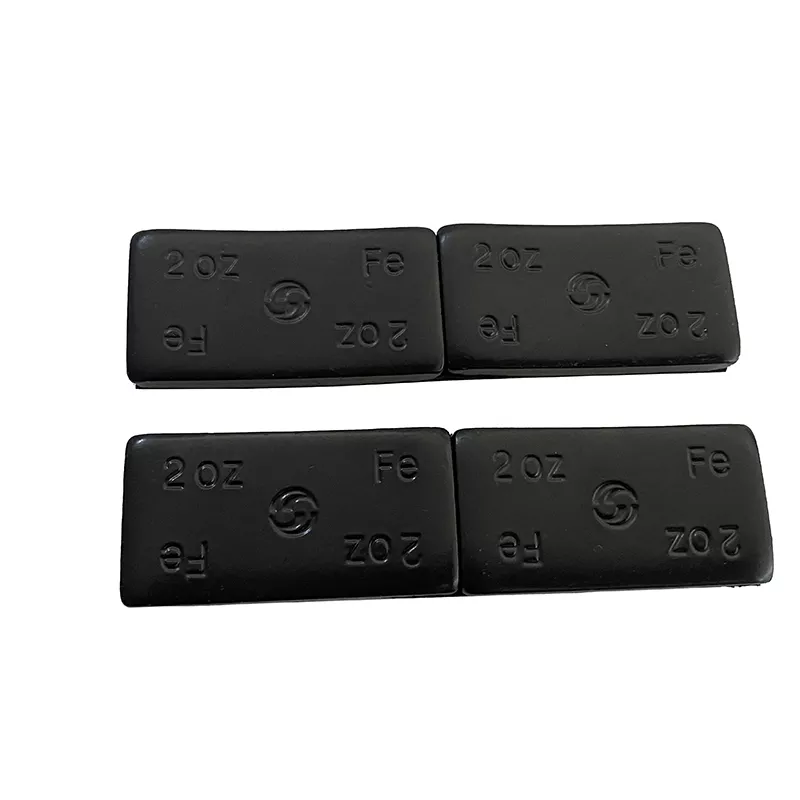 2 oz Black Coated Iron Adhesive Wheel Weight