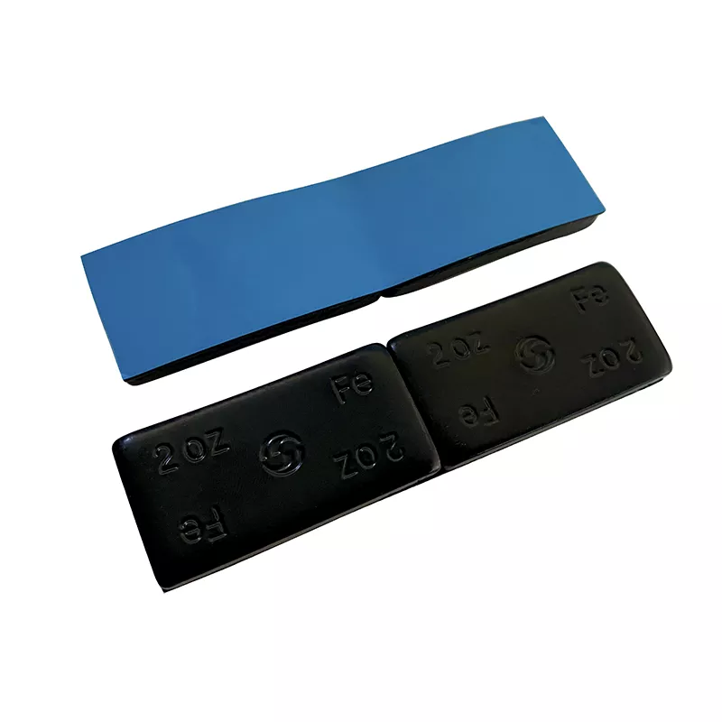 2 oz Black Coated Iron Adhesive Wheel Weight