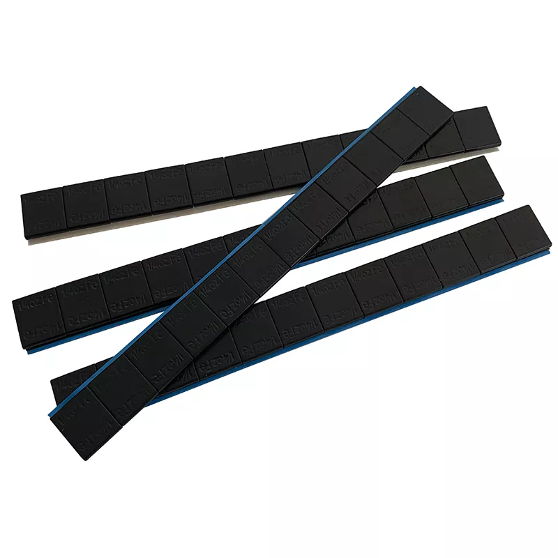 Black Coated Right Angle Adhesive Wheel Weight(1)