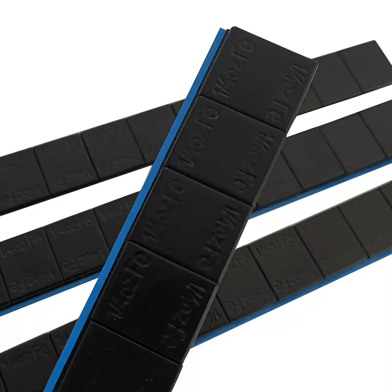 Black Coated Right Angle Adhesive Wheel Weight (3)