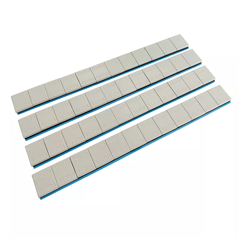 1/4oz Grey Coated Right Angle Adhesive Wheel Weight