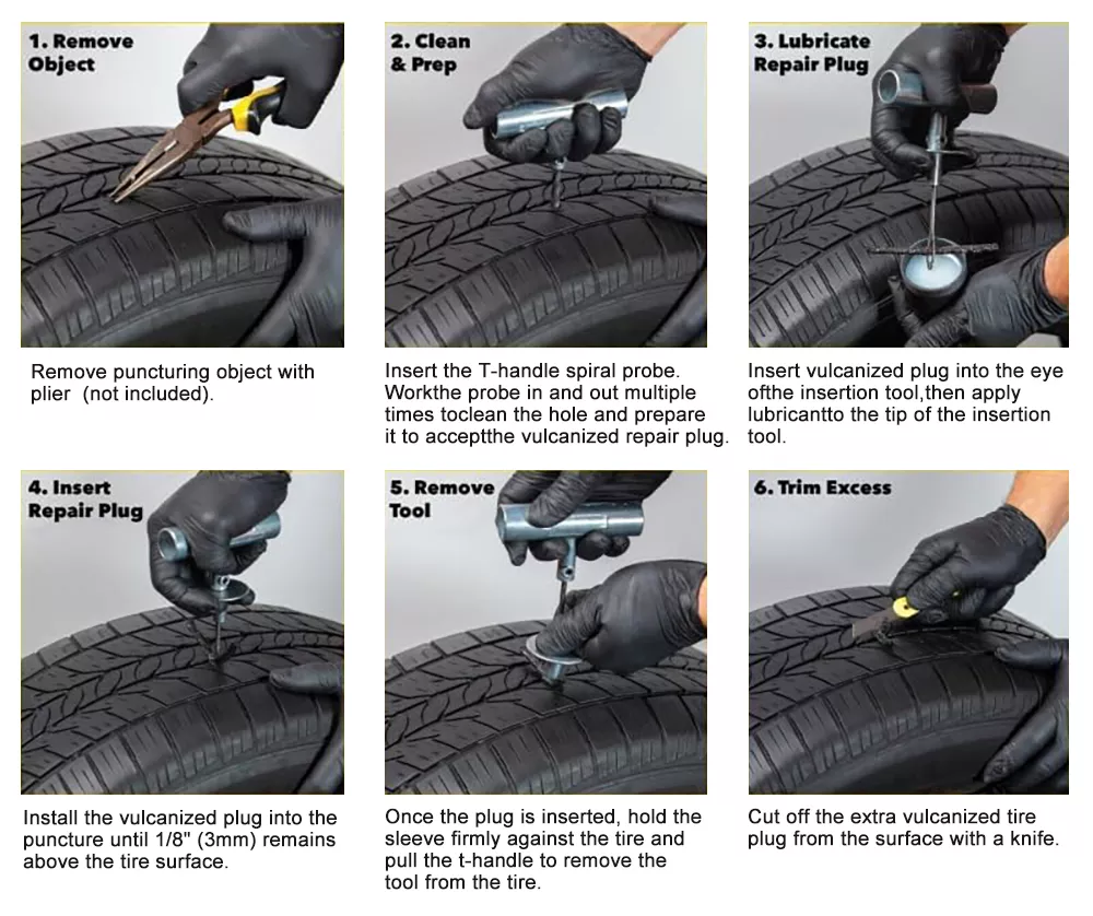 How to use Tire Repair Kit
