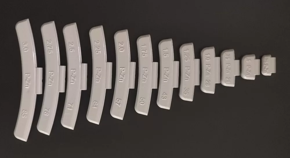 P Series Zinc Clip-On Wheel Weights