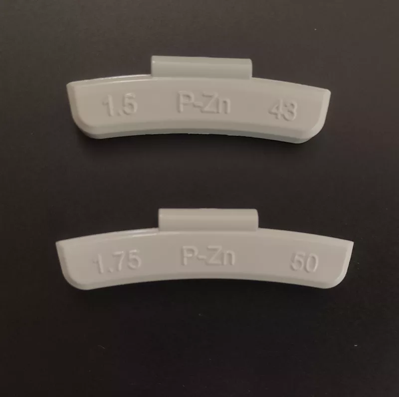 P Series Zinc Clip-On Wheel Weights for Steel Wheels