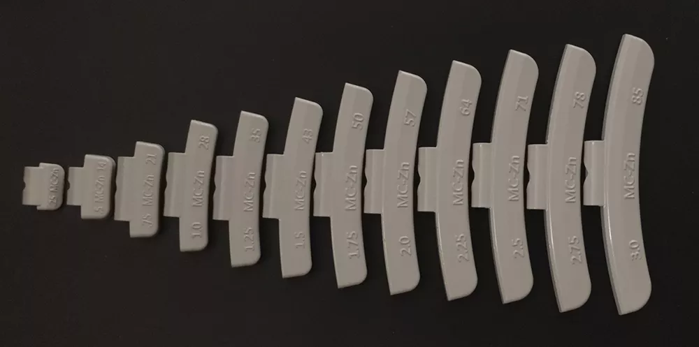 MC Series Zinc Clip-On Wheel Weights