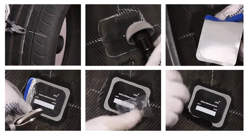 Tire Repair Patch Process