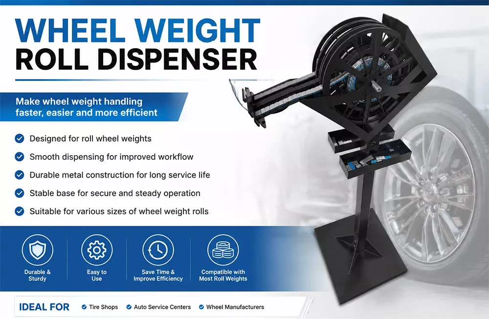 Wheel Weight Roll Dispenser 