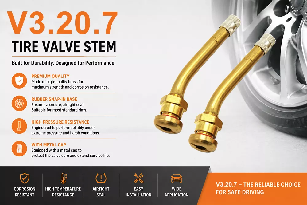 V3.20.7 Brass Truck Tire Valve Stem