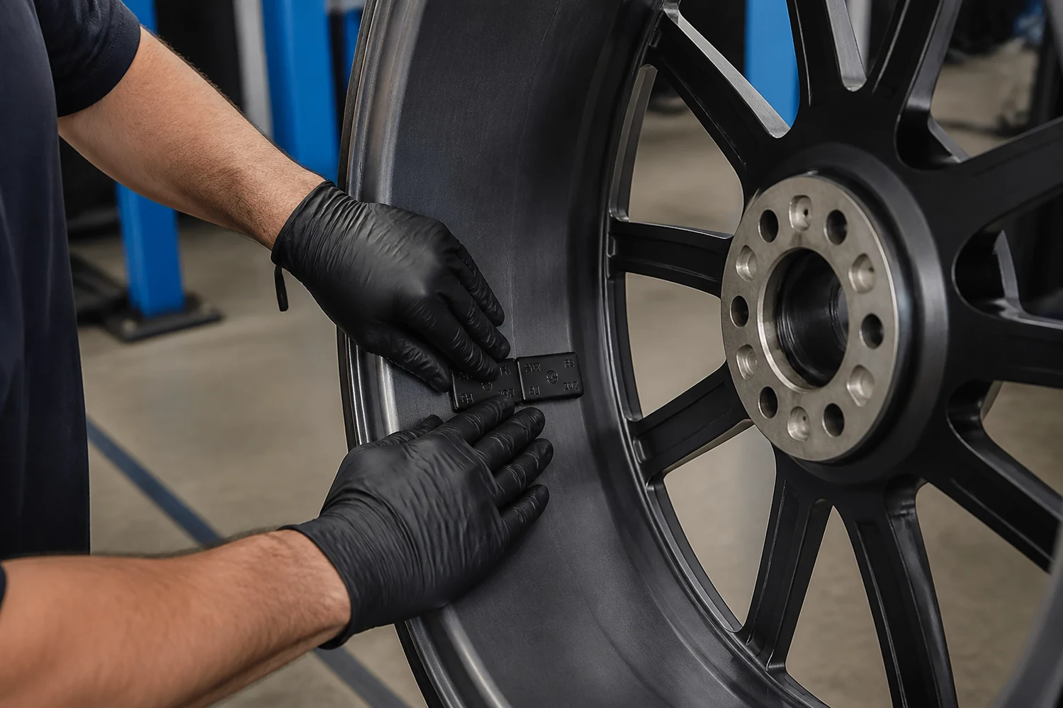 Selecting an oz black coated iron adhesive wheel weight