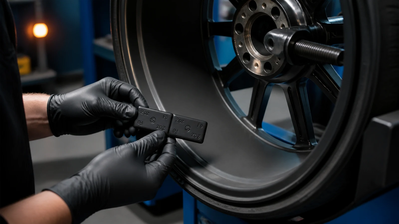Selecting an oz black coated iron adhesive wheel weight