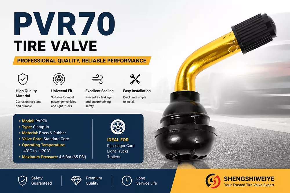 PVR70 Motorcycle Tire Valve