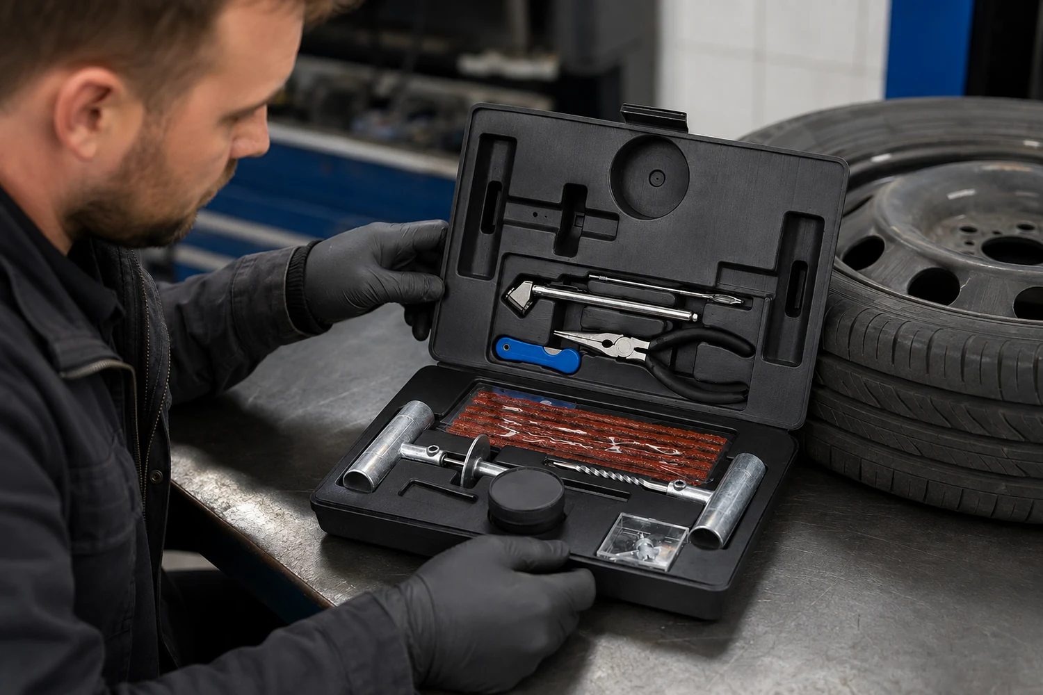 Application Review for a 35-Piece Tire Repair Tool Kit