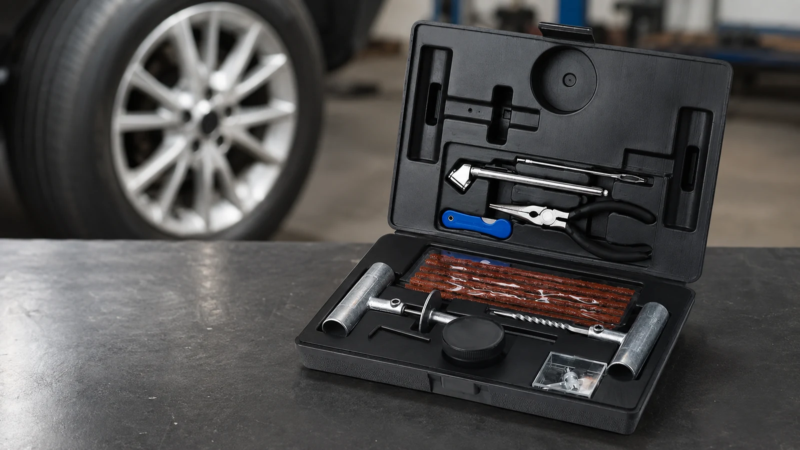 Application Review for a 35-Piece Tire Repair Tool Kit