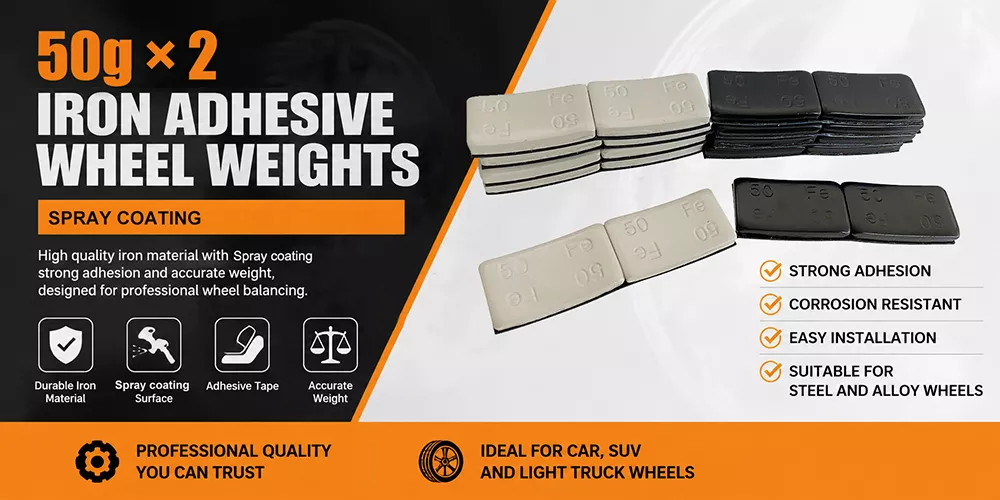 50g Adhesive Wheel Weight