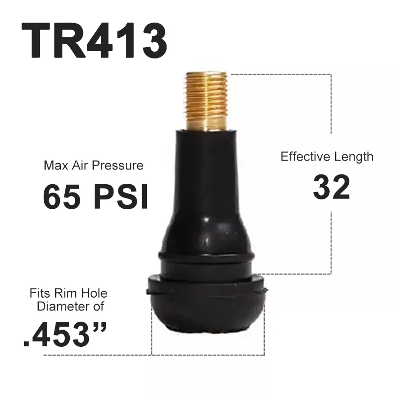 Tr413 Snap-in Car Tire Valve