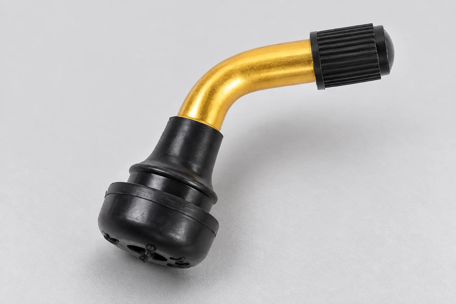 How Does a Bent Motorcycle Tire Valve Improve Access?