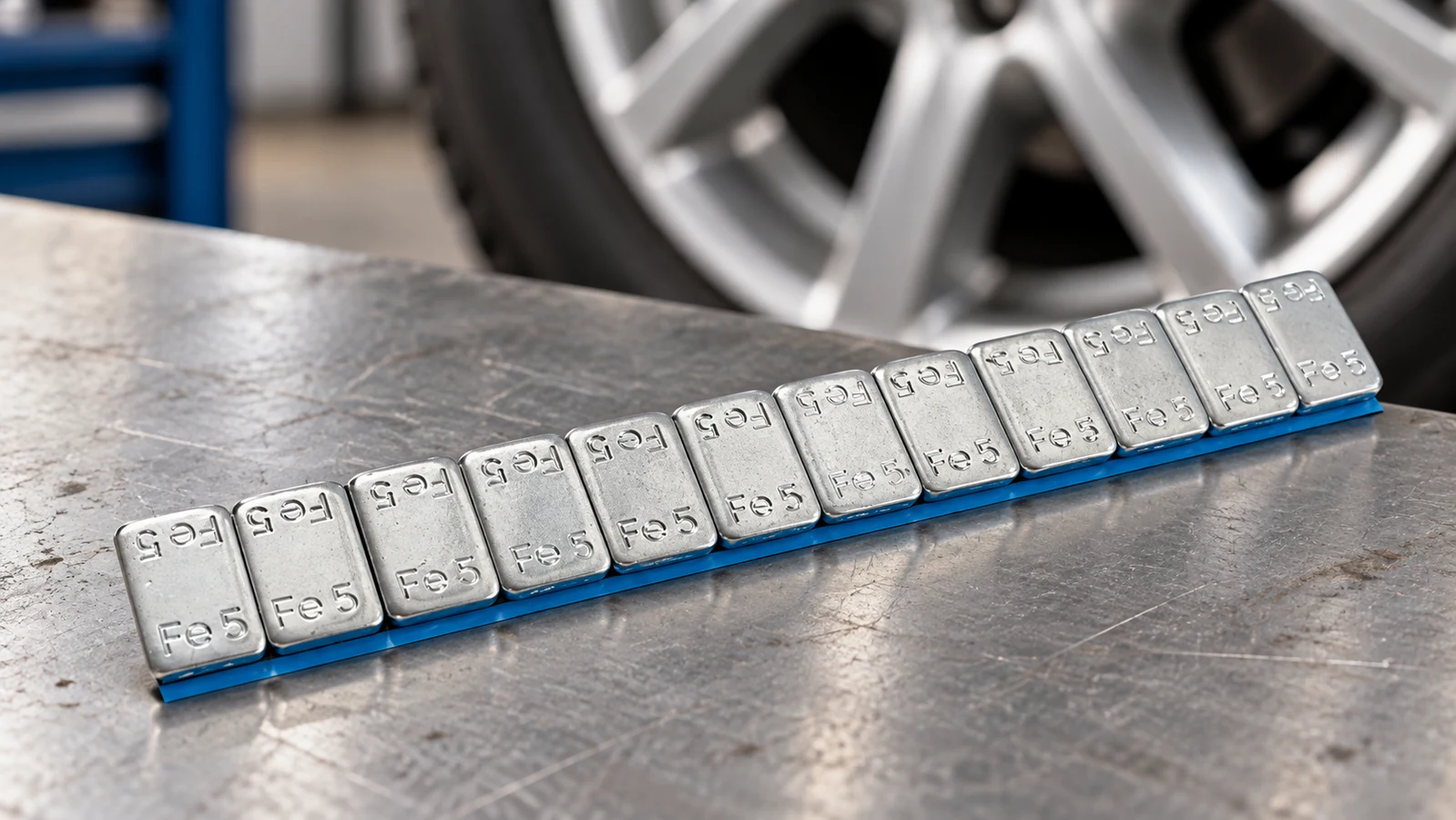 How to choose steel adhesive wheel weights for workshop stock?