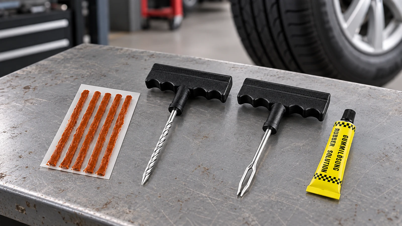 Which complete tire repair kit fits a workshop buying plan?