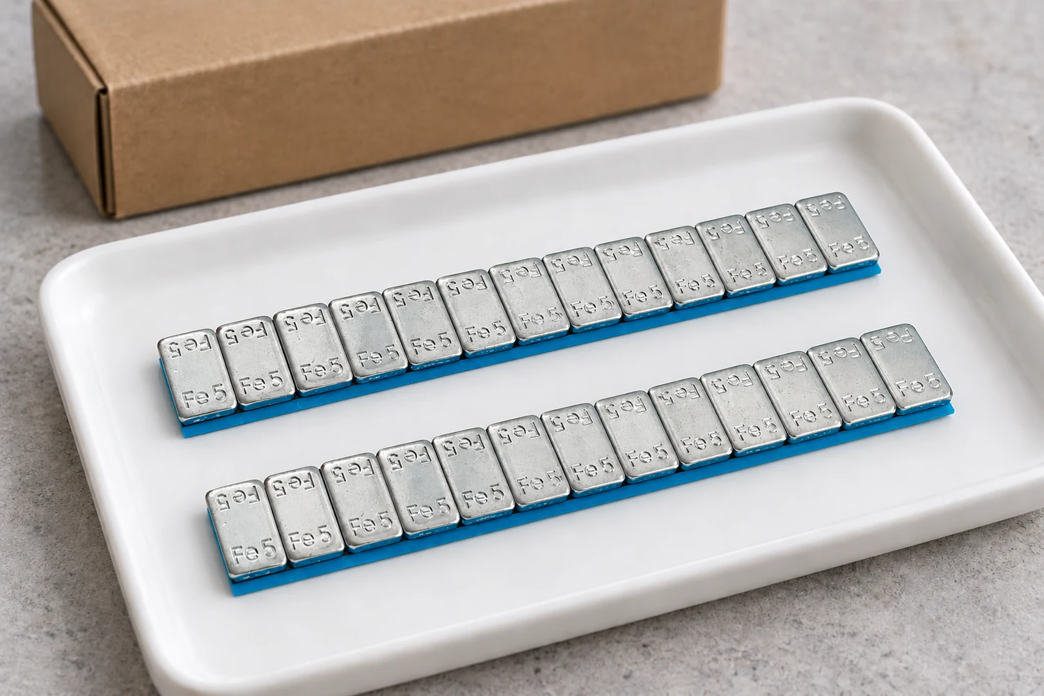 How should buyers select steel adhesive wheel weights?
