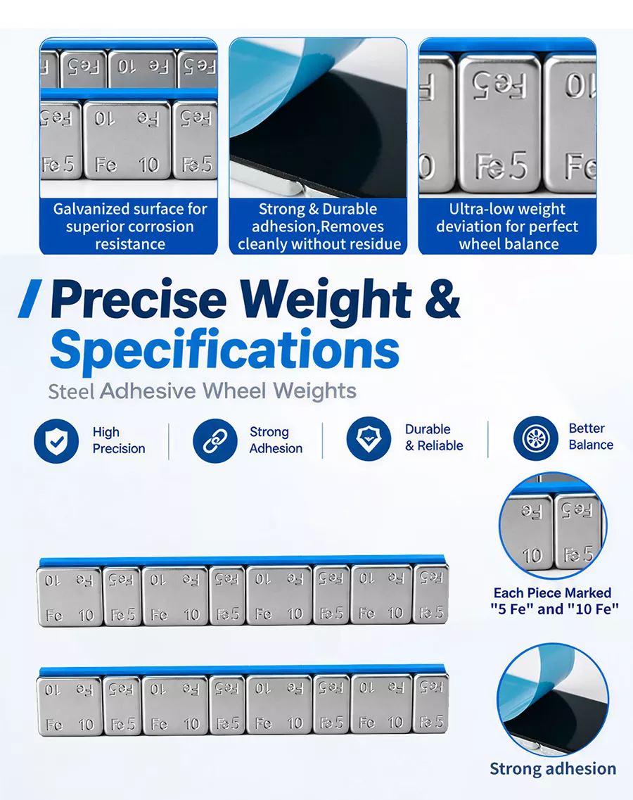 Stick on Wheel Weights (5g *10g)*4