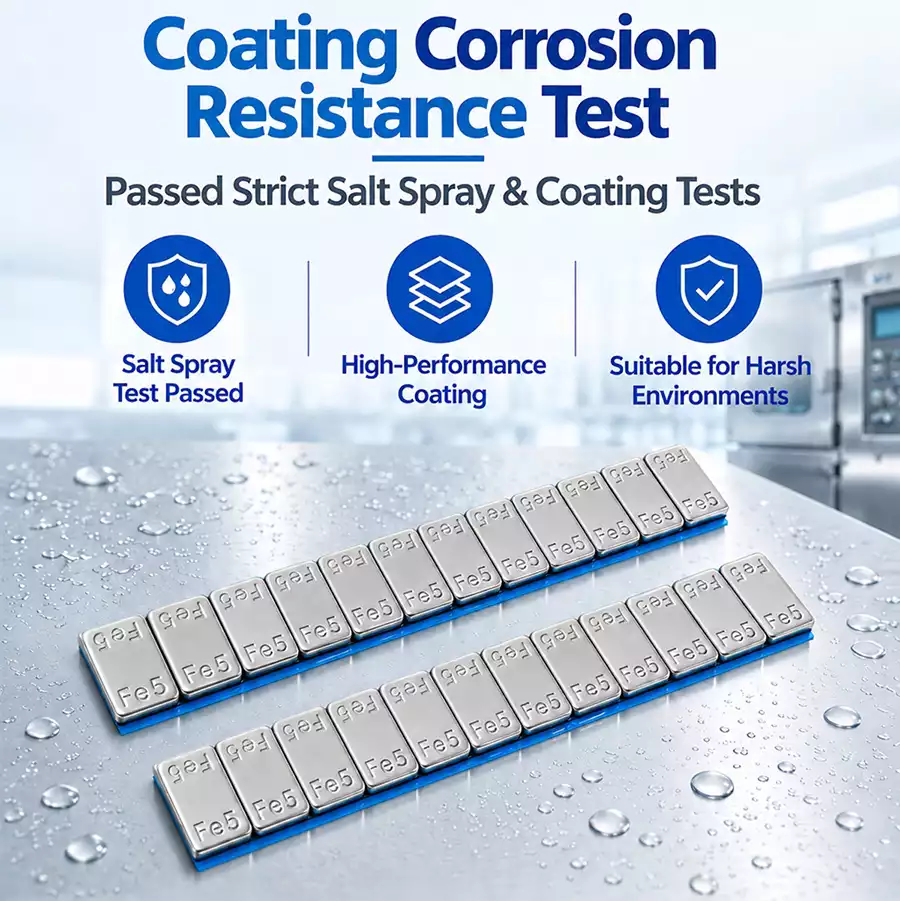Steel Adhesive Wheel Weights 5g×12