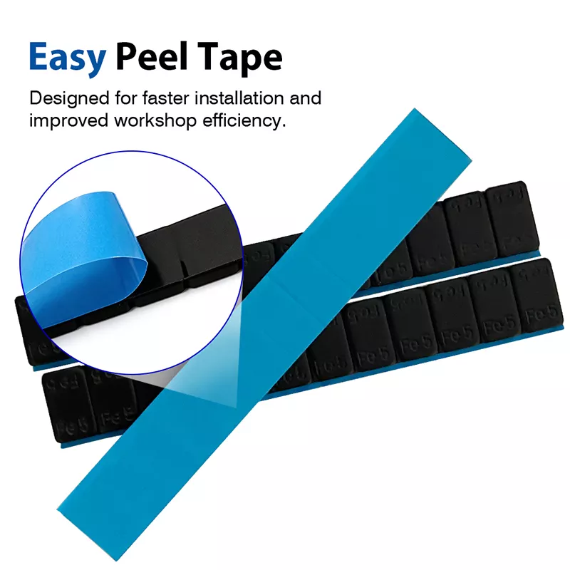 5g×12 Black Coated Adhesive Wheel Weights