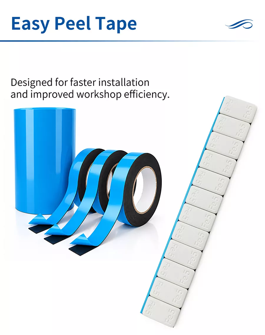 5g×12 Grey Coated Adhesive Wheel Weight