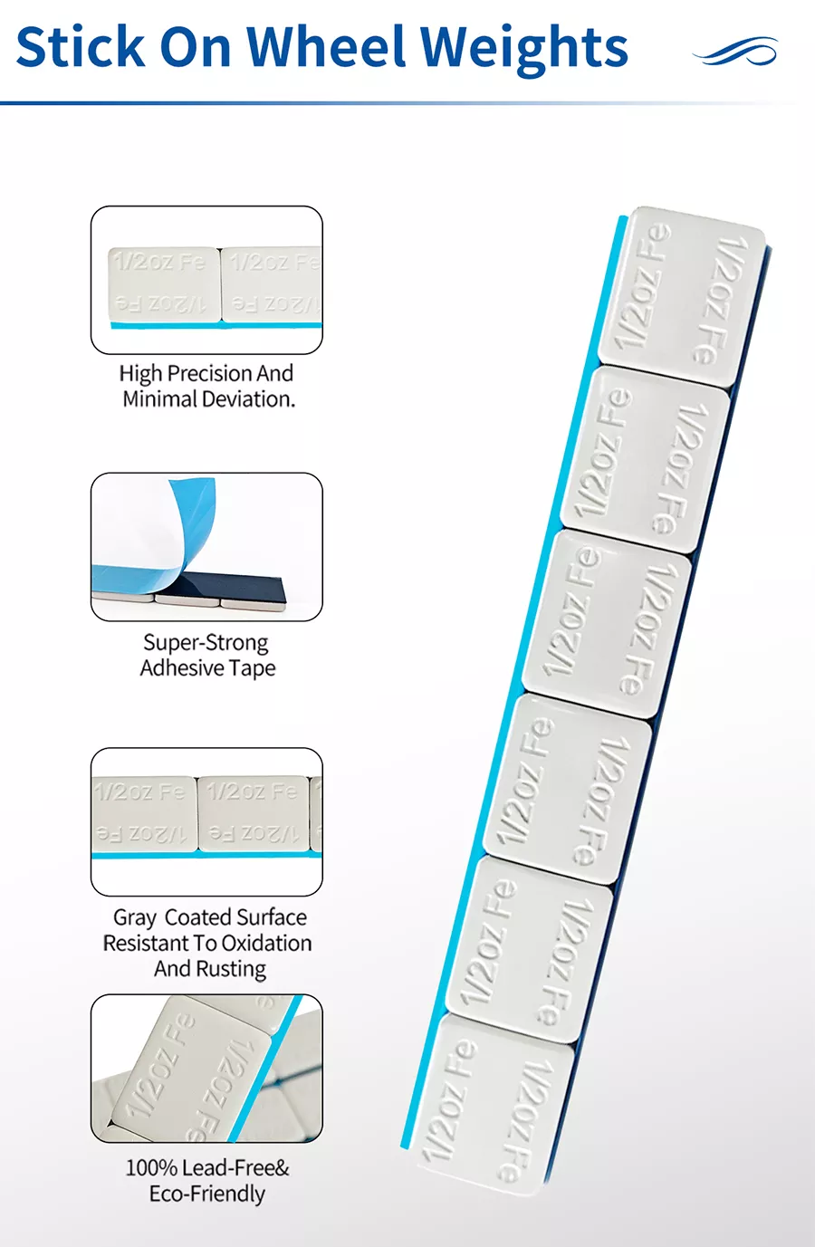 1/2 oz Adhesive Wheel Weight