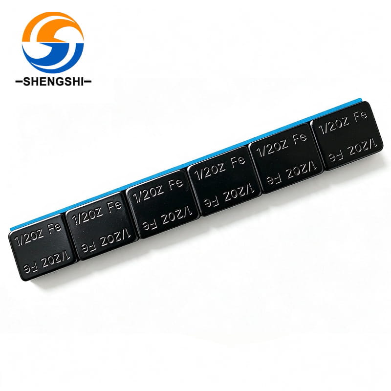 1/2 oz Black Coated Iron Adhesive Wheel Weight