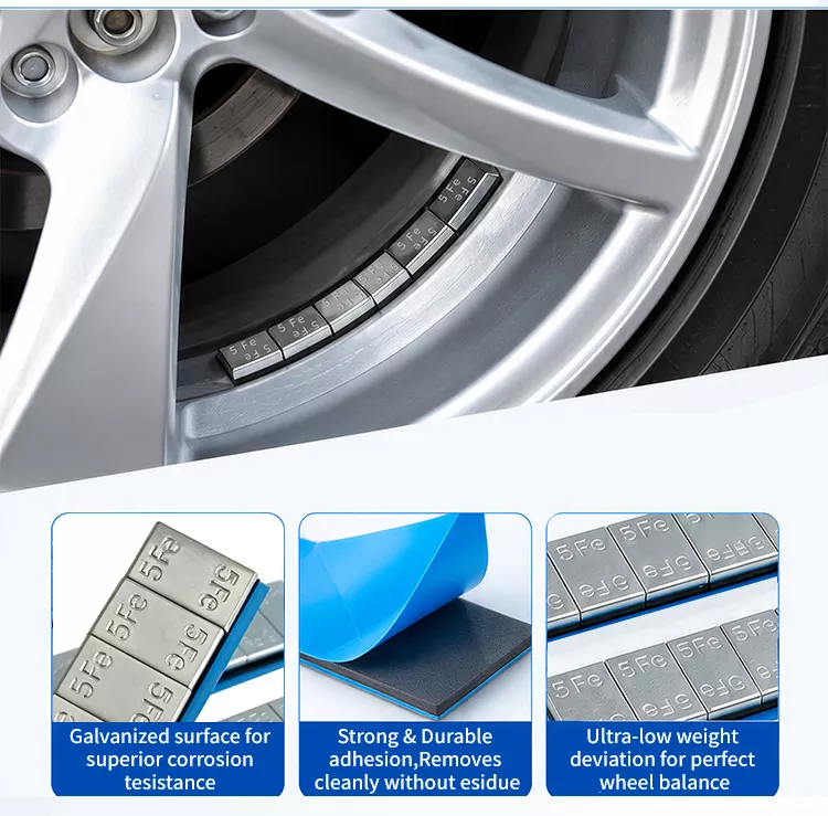 Adhesive Wheel Weights 5g×12