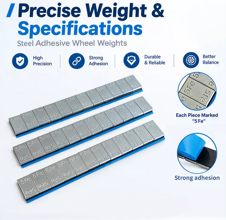 Adhesive Wheel Weights 5g×12