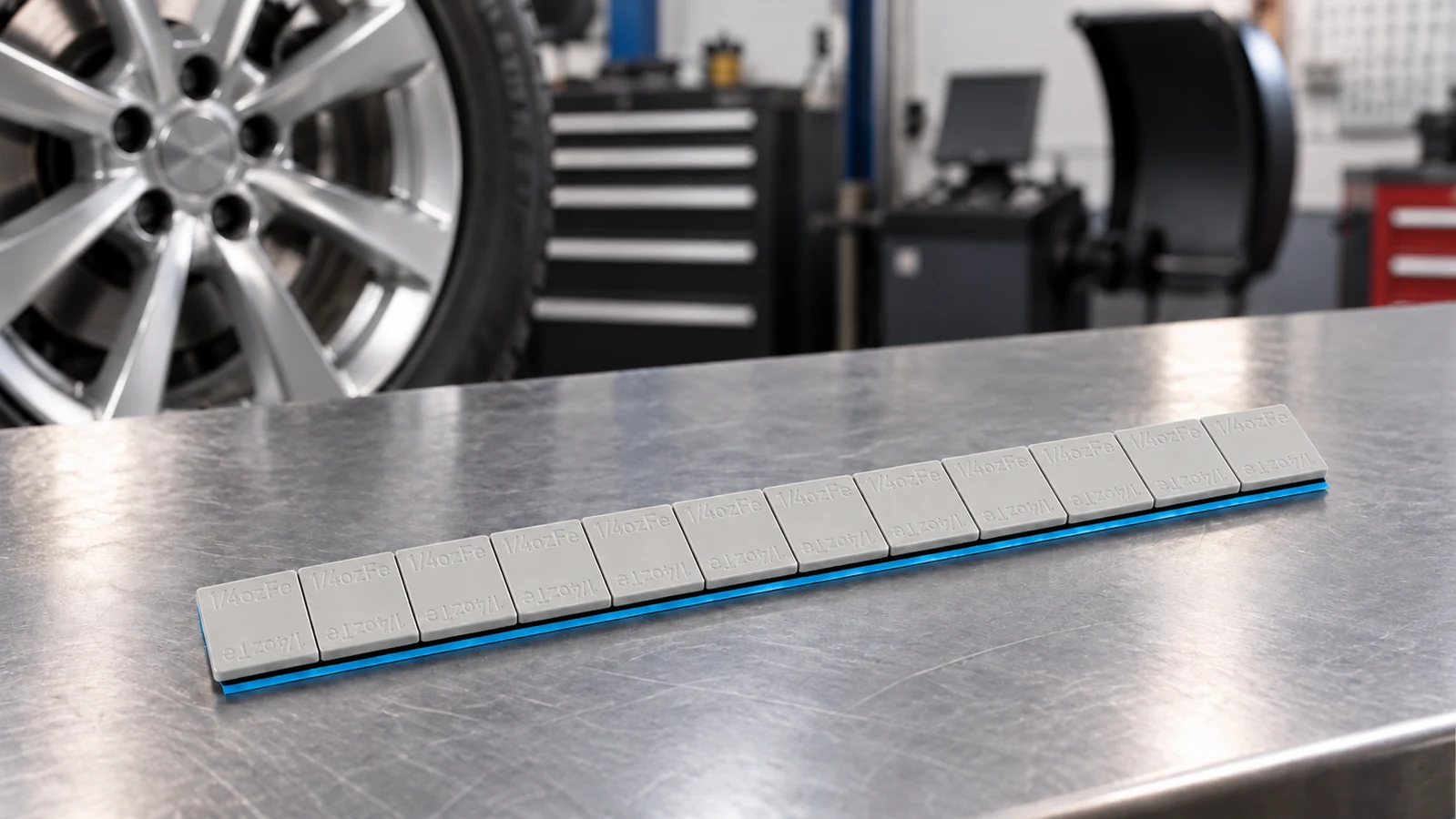 Reviewing stick on wheel weights for alloy-wheel service