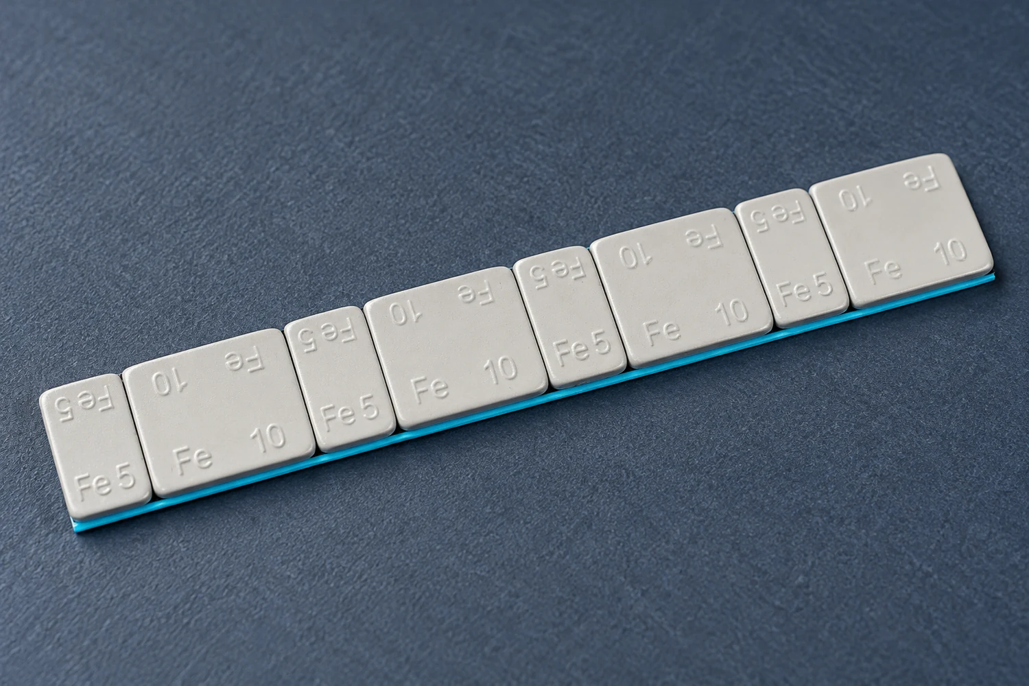 How to assess a grey coated steel adhesive wheel weight?
