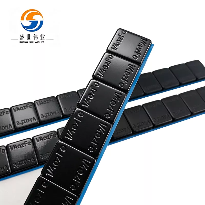 1/4oz × 12 Black Coated Adhesive Wheel Weights
