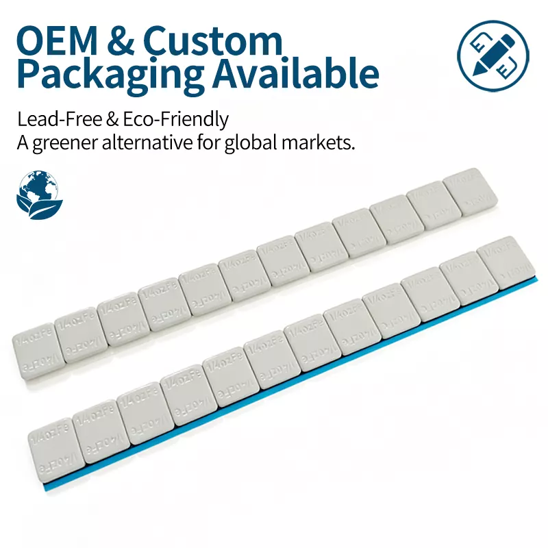 1/4oz × 12 Gray Coated Adhesive Wheel Weights