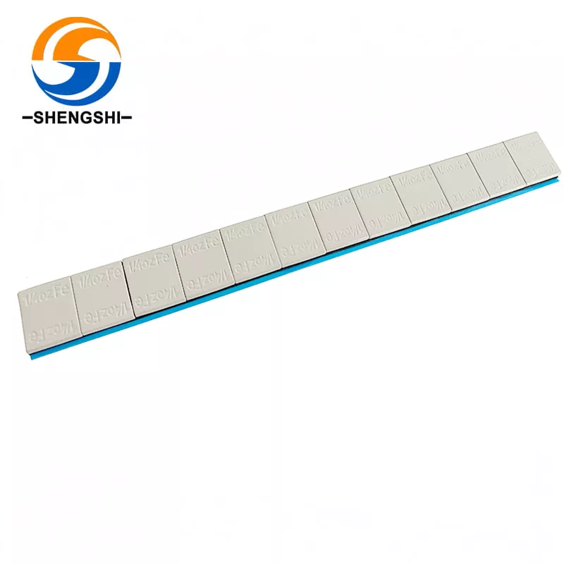 1/4oz Grey Coated Right Angle Adhesive Wheel Weight