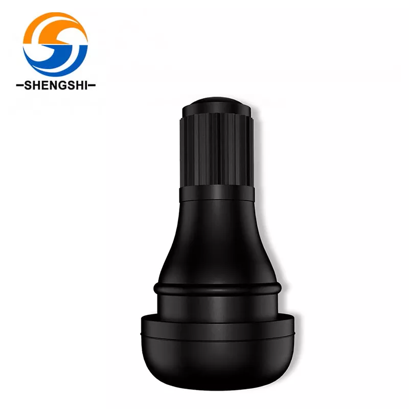 TR412 Tire Valve Stem | Short Rubber Snap-in Tubeless Valve