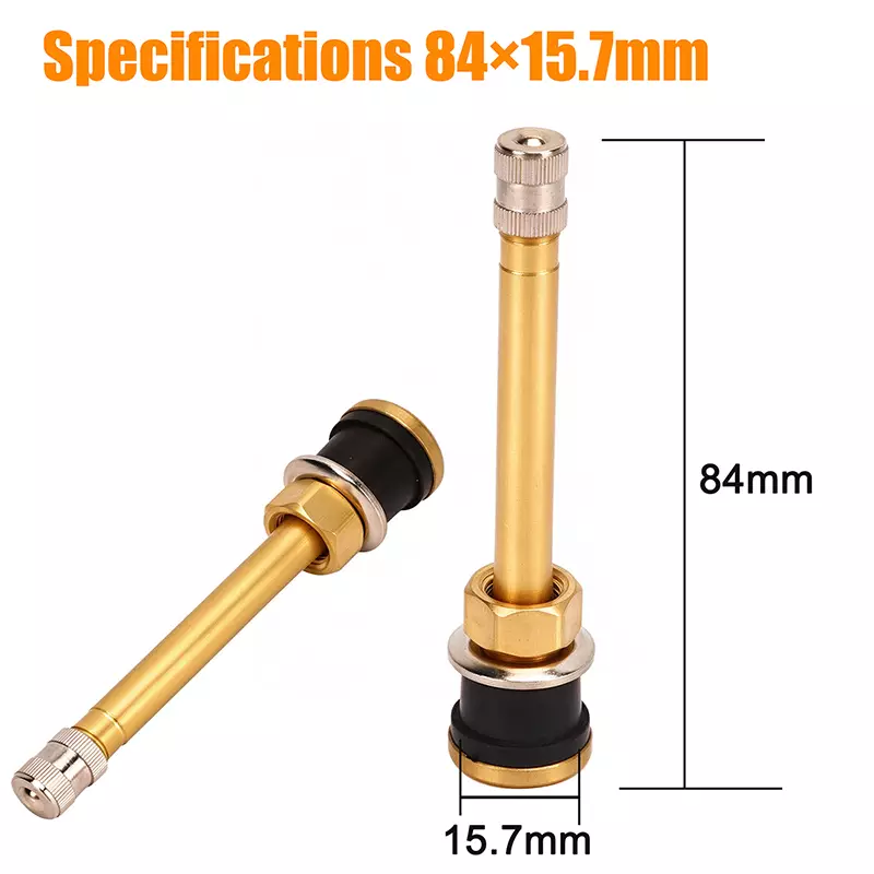 TR570 Brass Clamp-in Truck Tire Valve Stem