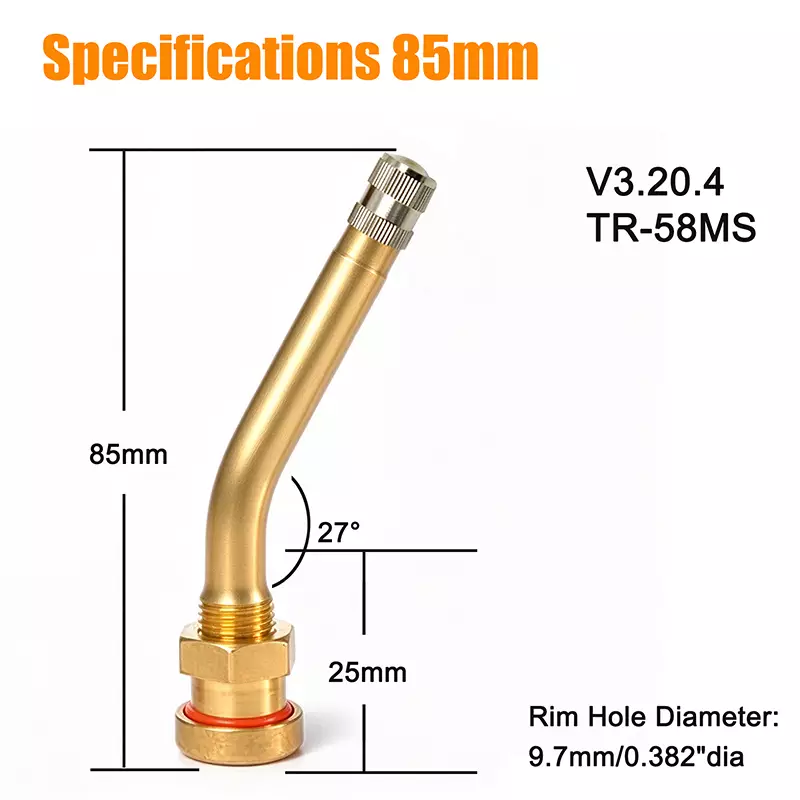 V3.20.4 Brass Truck Tire Valve Stem3